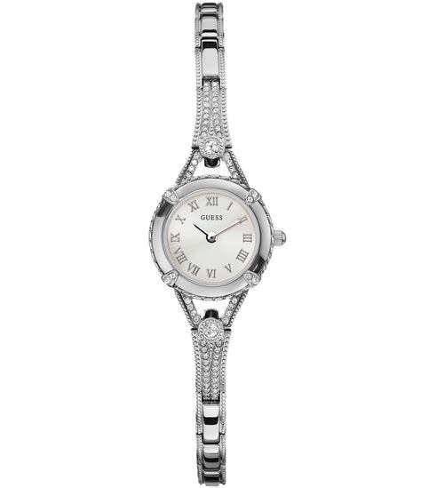 petite silver watch
